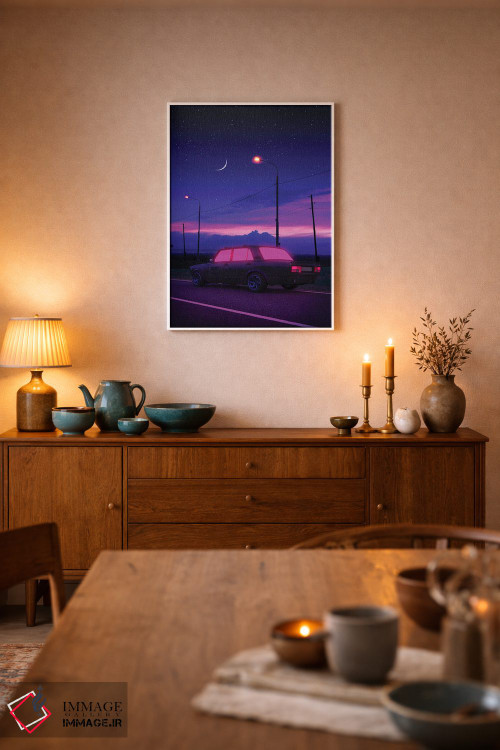 تابلو دکوراتیو رانندگی شبانه ۳ اثر دانر اوروزکو - D5W