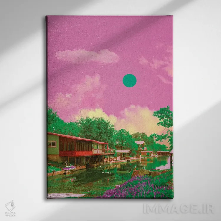 تابلو دکوراتیو پناهگاه اثر دانر اوروزکو - نمای روبهرو روی دیوار