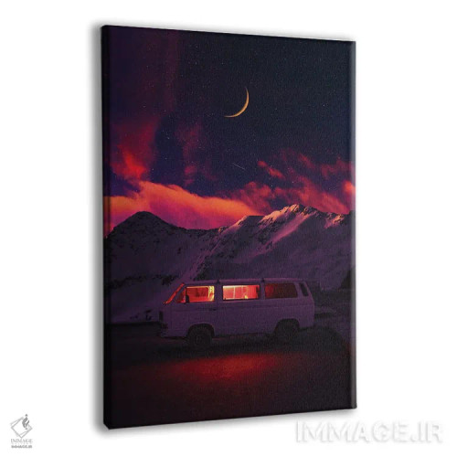 تابلو دکوراتیو شب خاموش اثر دانر اوروزکو - نمای پرسپکتیو محصول