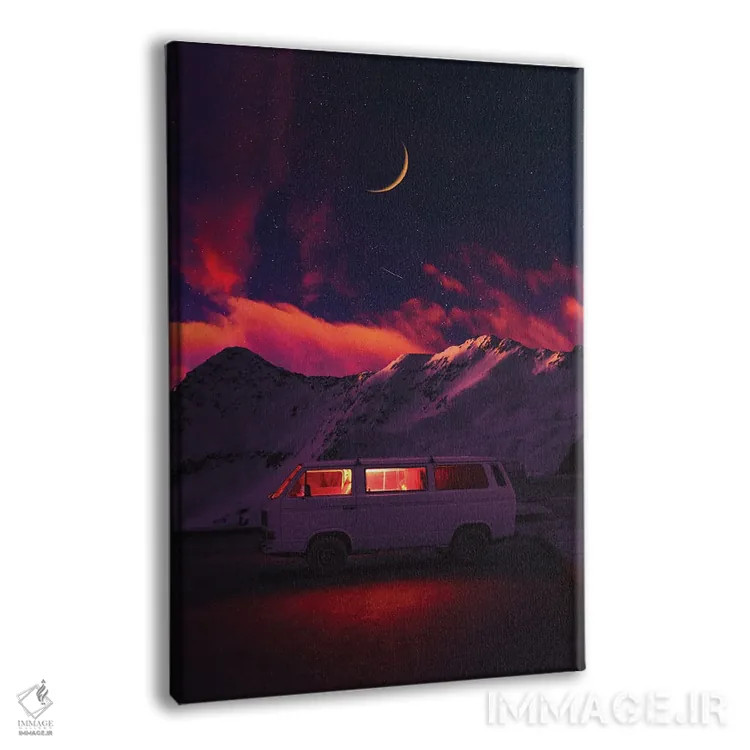 تابلو دکوراتیو شب خاموش اثر دانر اوروزکو - نمای پرسپکتیو محصول