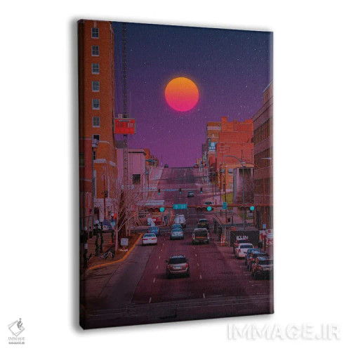 تابلو دکوراتیو غروب ۱ اثر دانر اوروزکو - نمای پرسپکتیو محصول