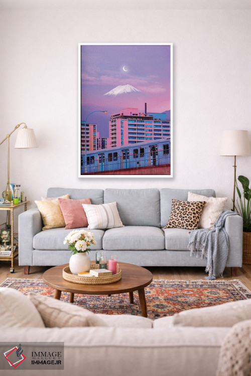 تابلو دکوراتیو شهر پاستلی اثر دانر اوروزکو - D1W