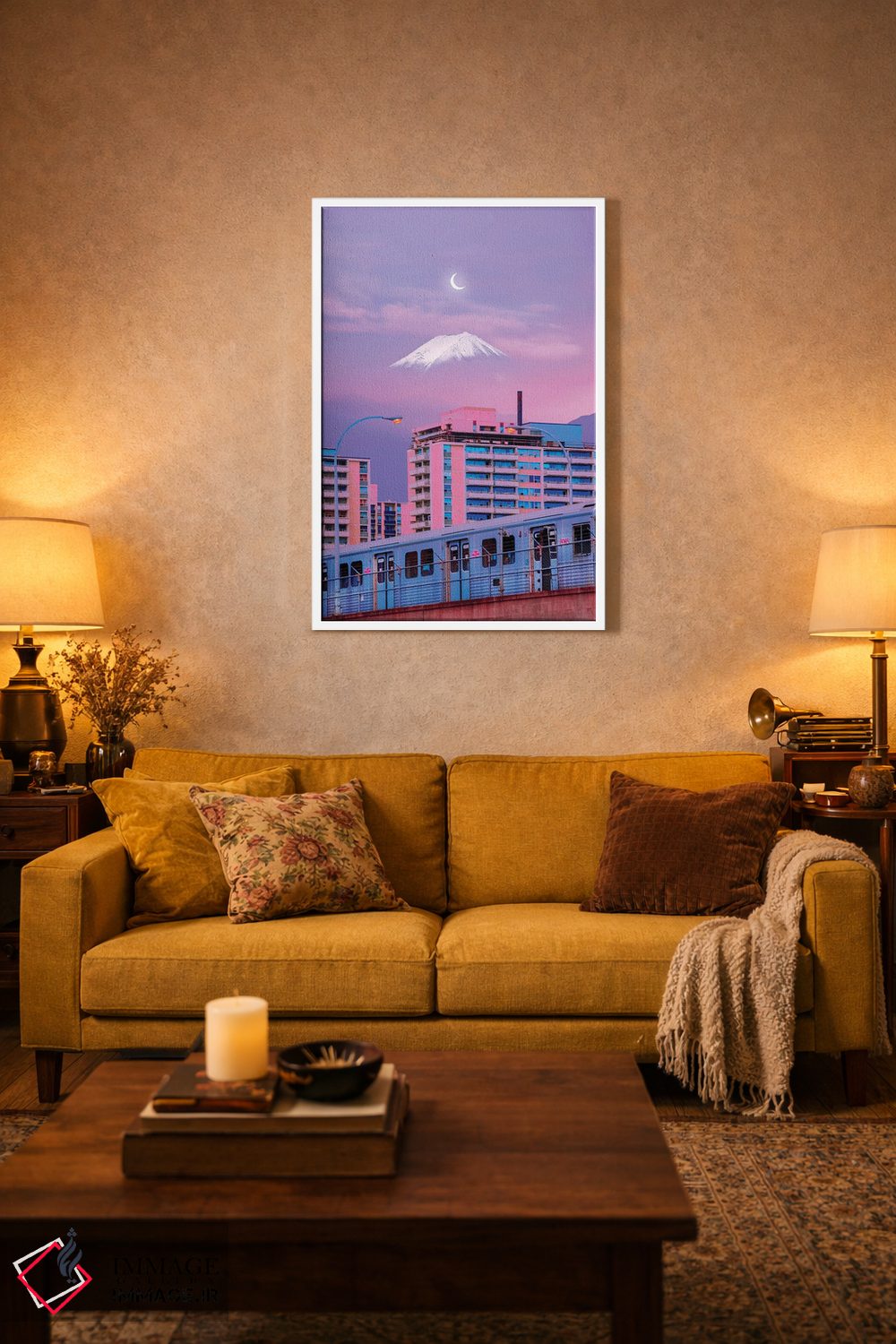 تابلو دکوراتیو شهر پاستلی اثر دانر اوروزکو - D2W