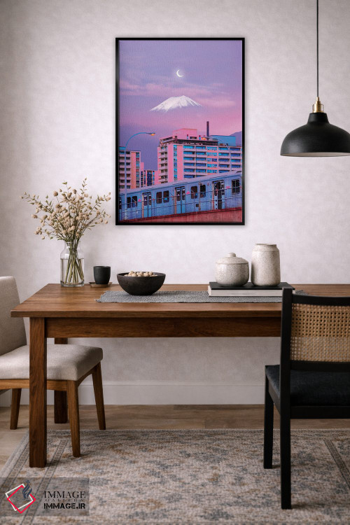 تابلو دکوراتیو شهر پاستلی اثر دانر اوروزکو - D4B