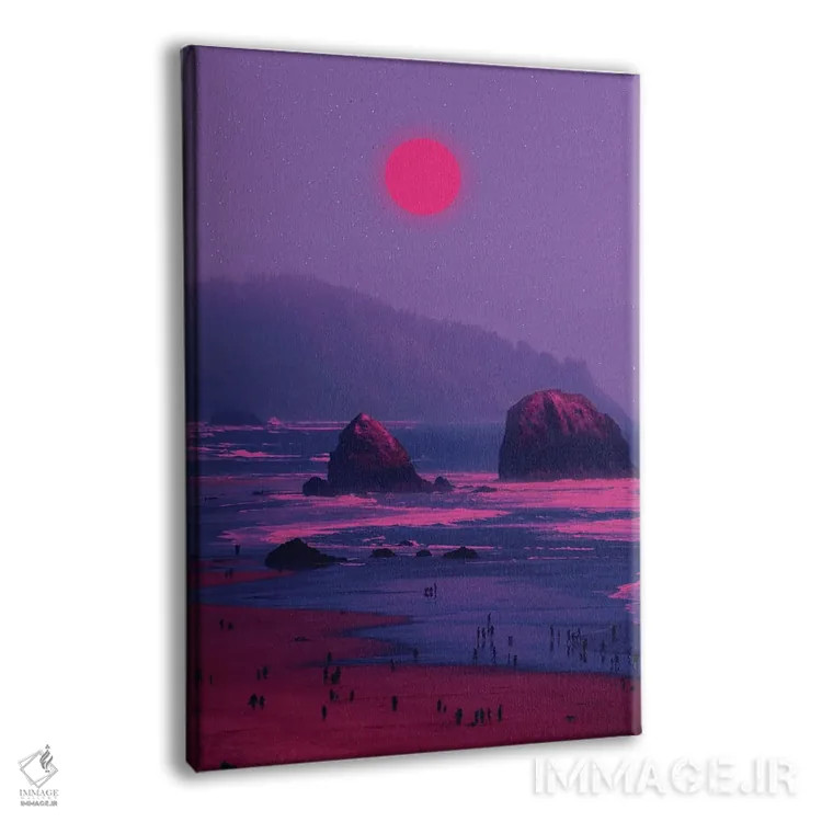 تابلو دکوراتیو غروب ۲ اثر دانر اوروزکو - نمای پرسپکتیو محصول