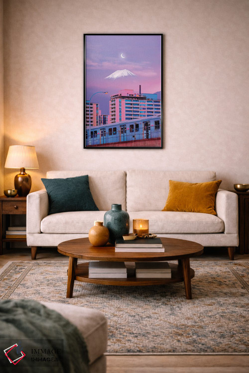 تابلو دکوراتیو شهر پاستلی اثر دانر اوروزکو - D5B