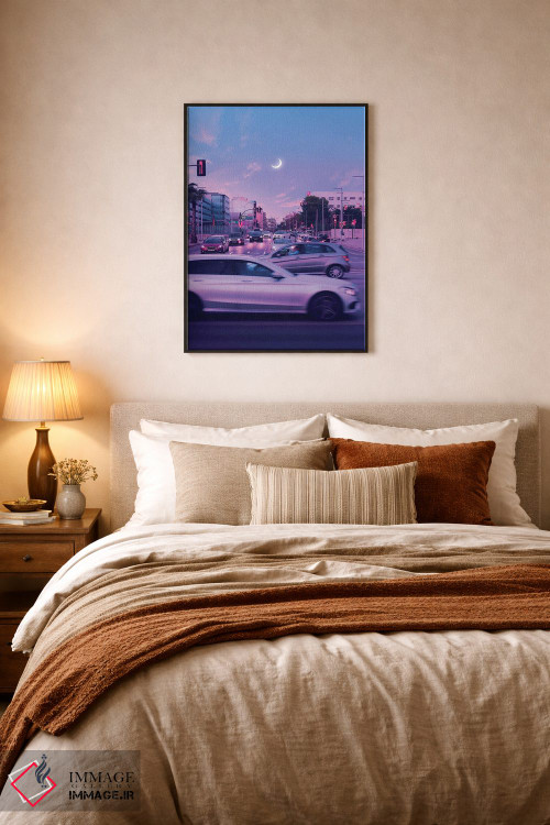 تابلو دکوراتیو شهر بنفش اثر دانر اوروزکو - D6B
