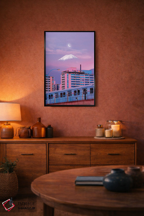 تابلو دکوراتیو شهر پاستلی اثر دانر اوروزکو - D6B