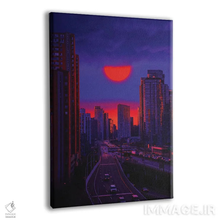 تابلو دکوراتیو غروب ۸ اثر دانر اوروزکو - نمای پرسپکتیو محصول