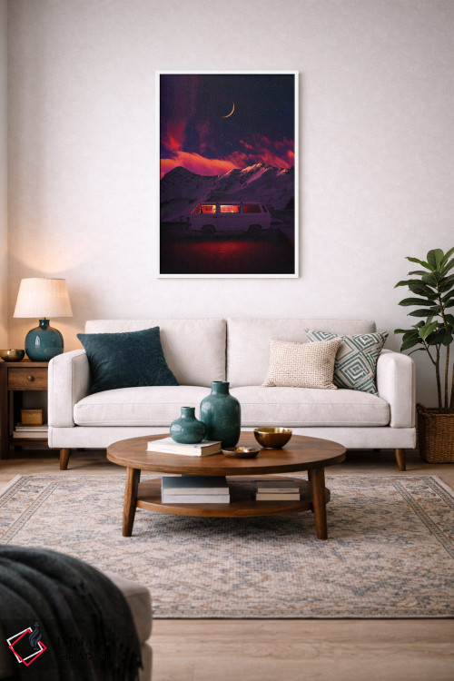 تابلو دکوراتیو شب خاموش اثر دانر اوروزکو - D3W