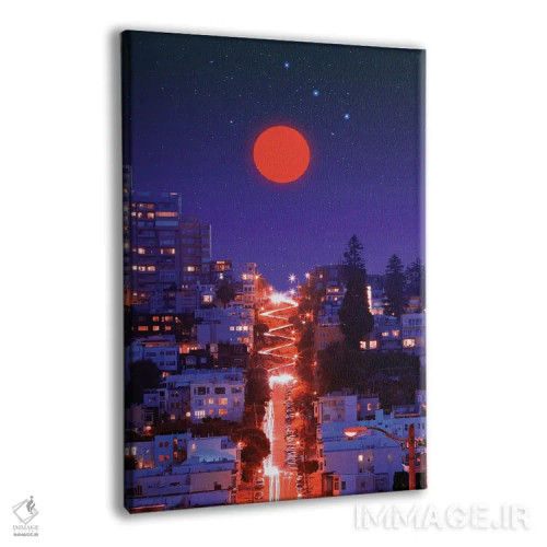 تابلو دکوراتیو غروب ۳ اثر دانر اوروزکو - نمای پرسپکتیو محصول