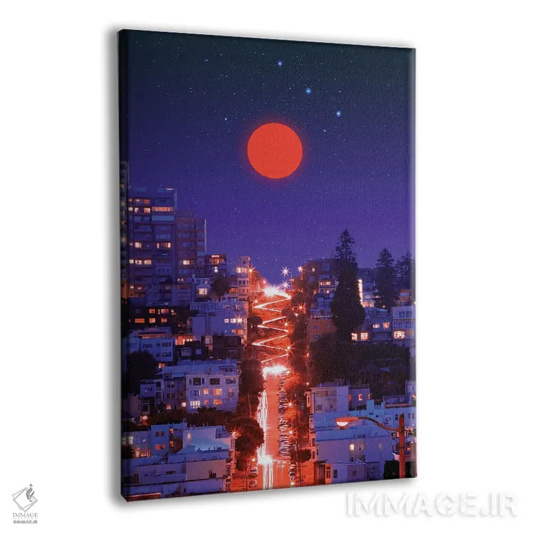 تابلو دکوراتیو غروب ۳ اثر دانر اوروزکو - نمای پرسپکتیو محصول