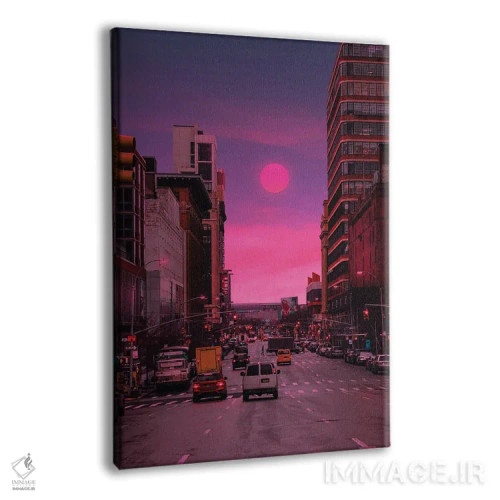 تابلو دکوراتیو غروب ۴ اثر دانر اوروزکو - نمای پرسپکتیو محصول