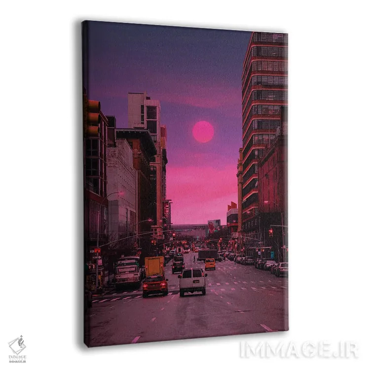 تابلو دکوراتیو غروب ۴ اثر دانر اوروزکو - نمای پرسپکتیو محصول