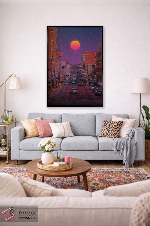 تابلو دکوراتیو غروب ۱ اثر دانر اوروزکو - D1B