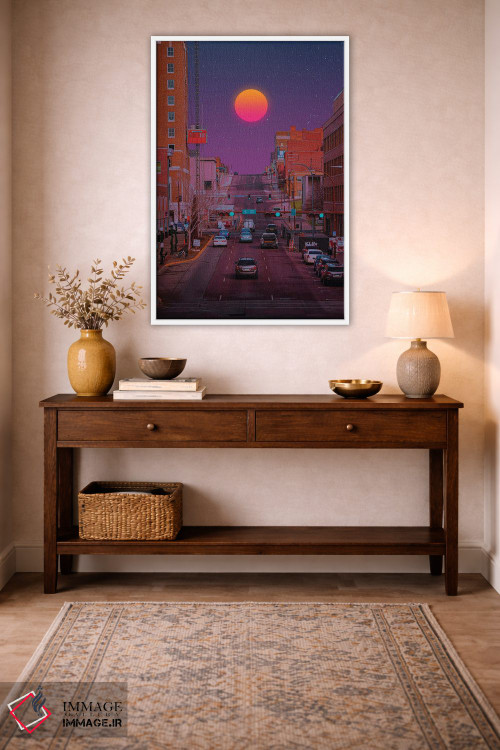 تابلو دکوراتیو غروب ۱ اثر دانر اوروزکو - D3W