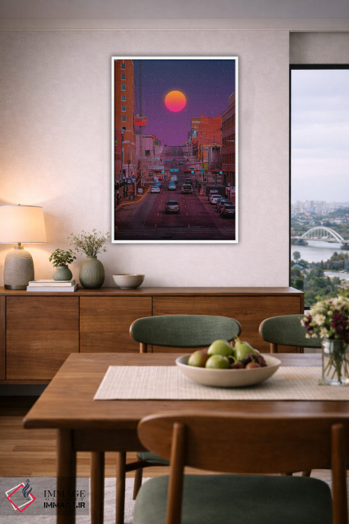 تابلو دکوراتیو غروب ۱ اثر دانر اوروزکو - D6W