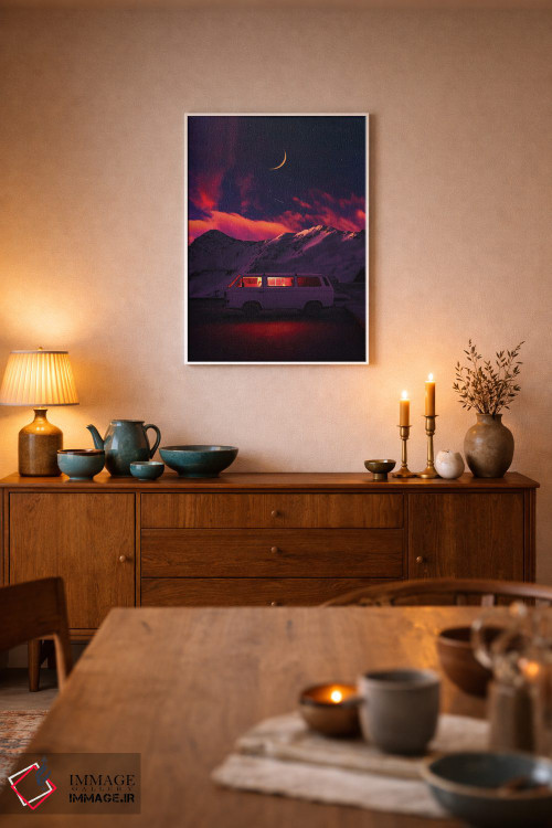 تابلو دکوراتیو شب خاموش اثر دانر اوروزکو - D6W