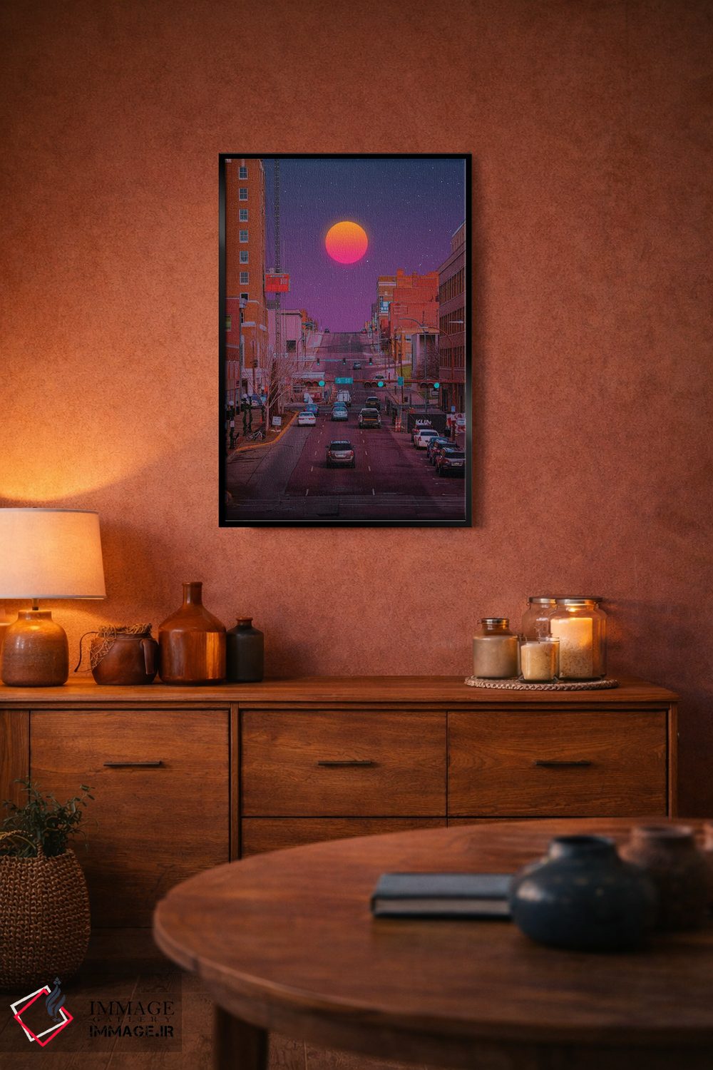 تابلو دکوراتیو غروب ۱ اثر دانر اوروزکو - D5B