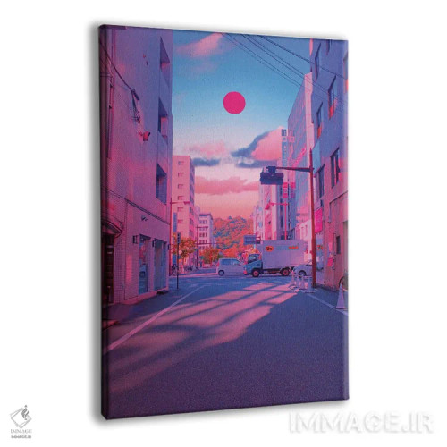 تابلو دکوراتیو غروب ۱۱ اثر دانر اوروزکو - نمای پرسپکتیو محصول