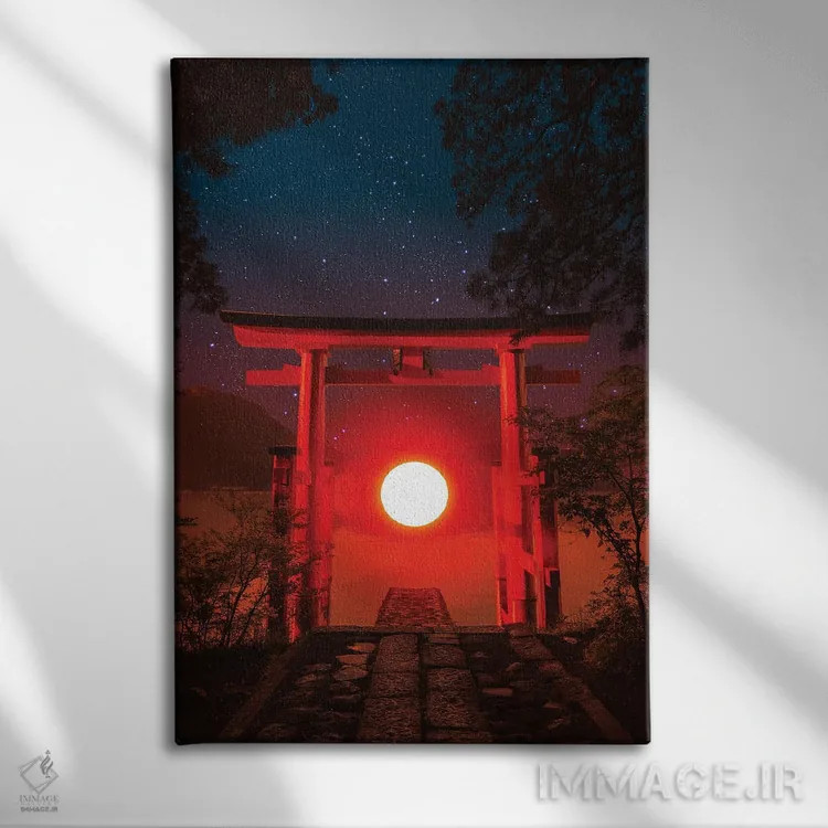 تابلو دکوراتیو دروازه توری اثر دانر اوروزکو - نمای روبهرو روی دیوار