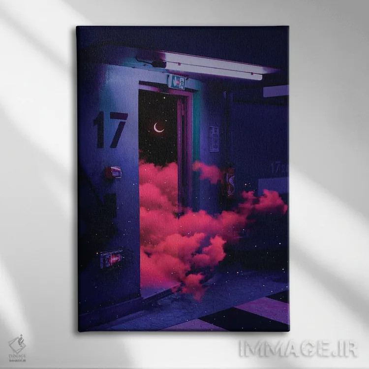 تابلو دکوراتیو خروجی اثر دانر اوروزکو - نمای روبهرو روی دیوار