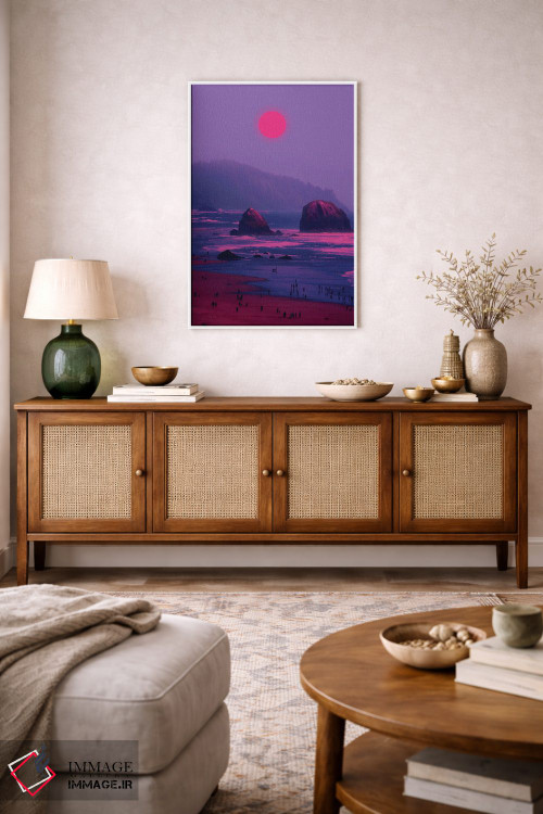 تابلو دکوراتیو غروب ۲ اثر دانر اوروزکو - D3W