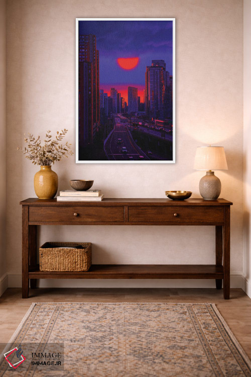 تابلو دکوراتیو غروب ۸ اثر دانر اوروزکو - D1W