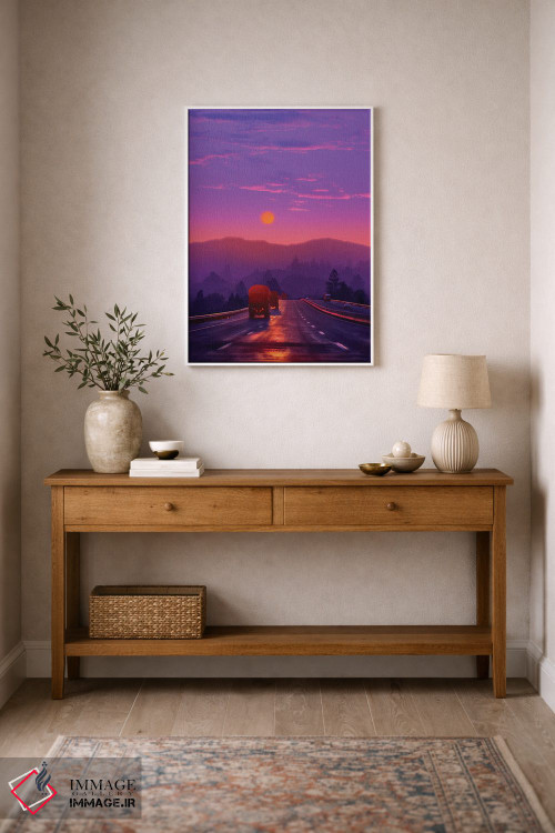 تابلو دکوراتیو غروب ۷ اثر دانر اوروزکو - D1W