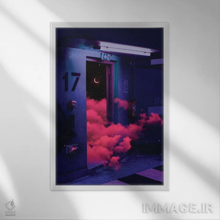 تابلو دکوراتیو خروجی اثر دانر اوروزکو - نمای قابدار سفید