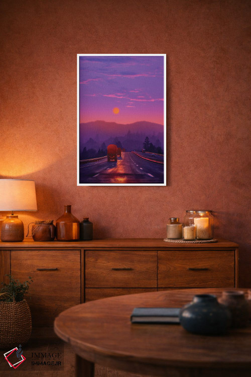 تابلو دکوراتیو غروب ۷ اثر دانر اوروزکو - D2W