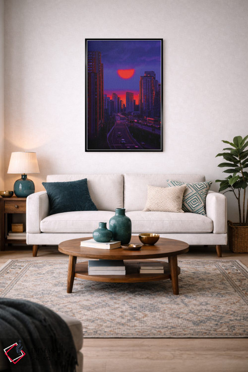 تابلو دکوراتیو غروب ۸ اثر دانر اوروزکو - D3B