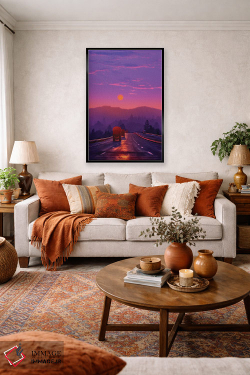 تابلو دکوراتیو غروب ۷ اثر دانر اوروزکو - D3B