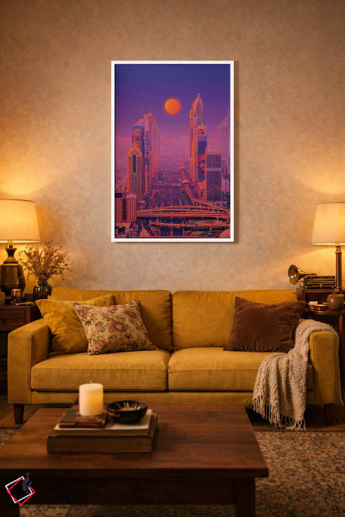 تابلو دکوراتیو غروب ۵ اثر دانر اوروزکو - D3W