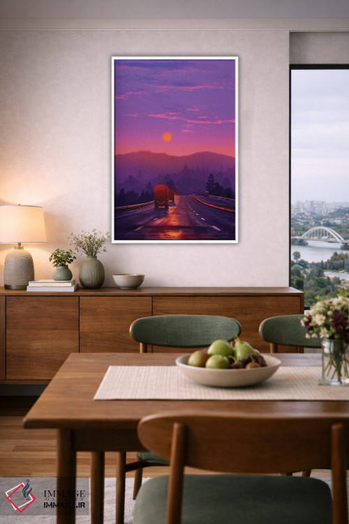 تابلو دکوراتیو غروب ۷ اثر دانر اوروزکو - D5W