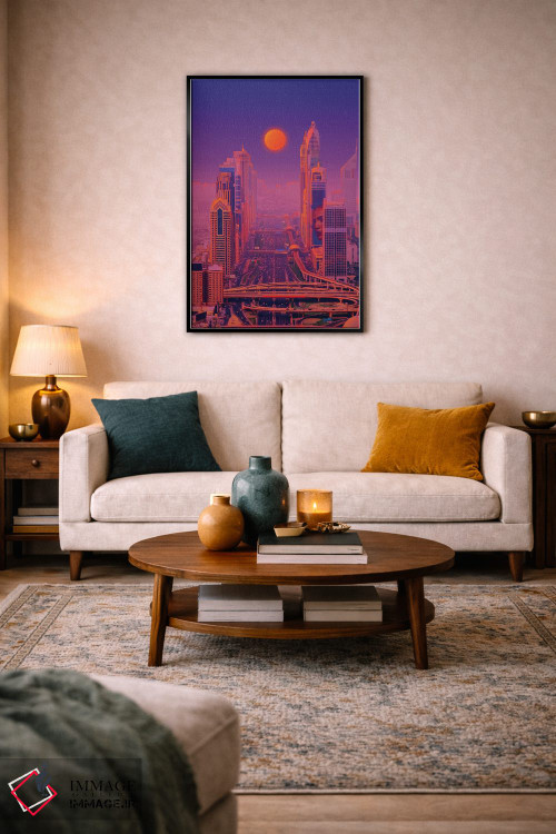 تابلو دکوراتیو غروب ۵ اثر دانر اوروزکو - D5B