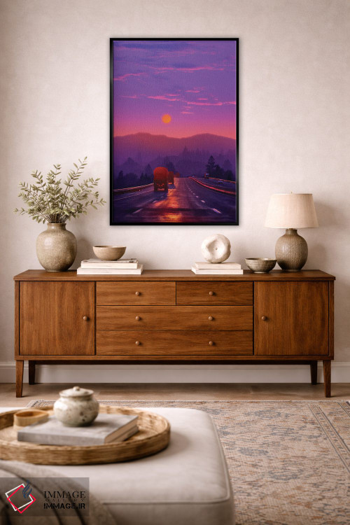 تابلو دکوراتیو غروب ۷ اثر دانر اوروزکو - D4B