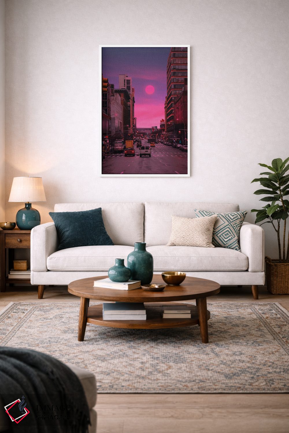 تابلو دکوراتیو غروب ۴ اثر دانر اوروزکو - D3W