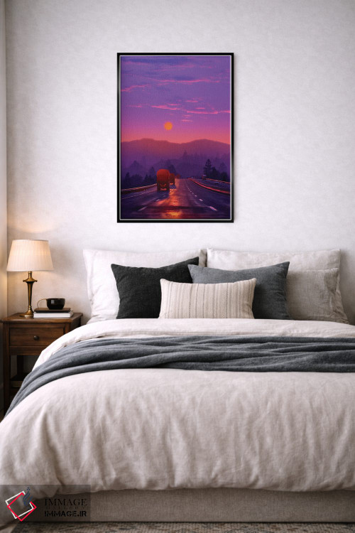 تابلو دکوراتیو غروب ۷ اثر دانر اوروزکو - D6B