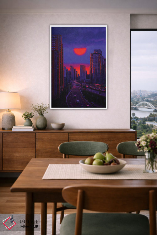 تابلو دکوراتیو غروب ۸ اثر دانر اوروزکو - D6W