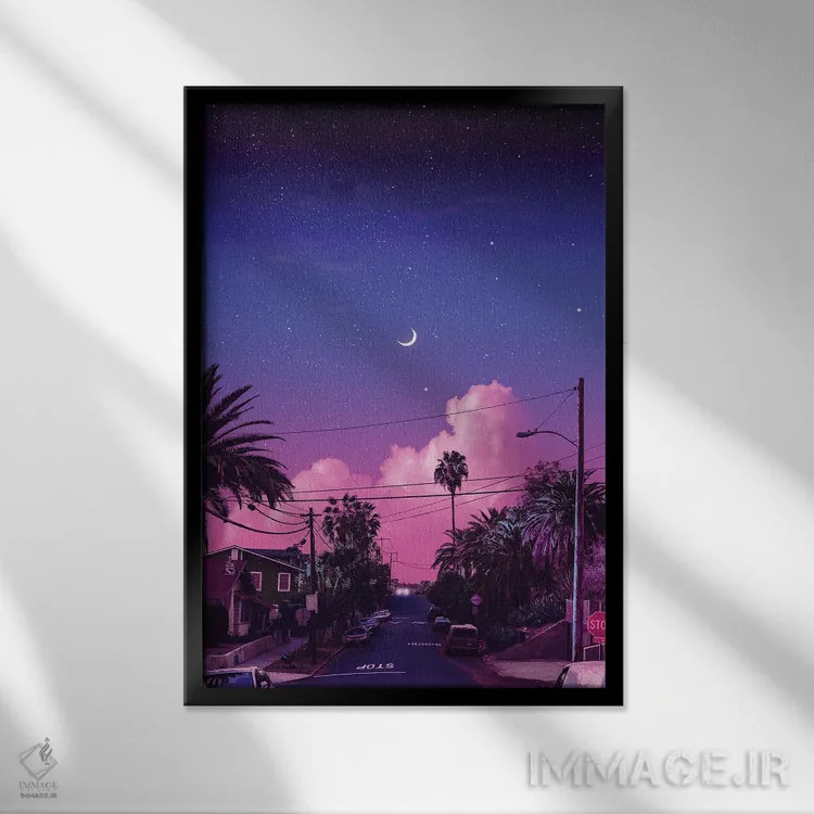 تابلو دکوراتیو مناطق استوایی اثر دانر اوروزکو - نمای قابدار مشکی