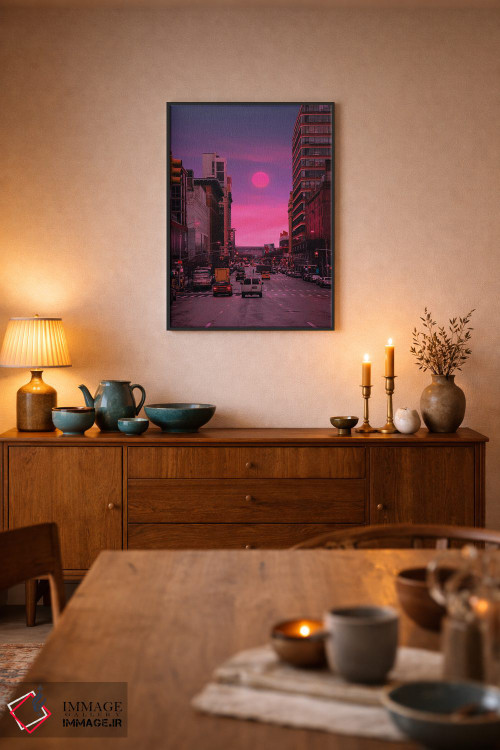 تابلو دکوراتیو غروب ۴ اثر دانر اوروزکو - D6B