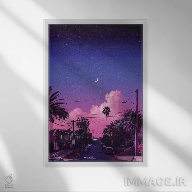 تابلو دکوراتیو مناطق استوایی اثر دانر اوروزکو - نمای قابدار سفید