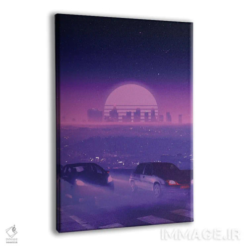 تابلو دکوراتیو ساعت گرگ و میش اثر دانر اوروزکو - نمای پرسپکتیو محصول