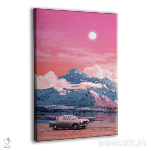 تابلو دکوراتیو سفر زمستانی اثر دانر اوروزکو - نمای پرسپکتیو محصول