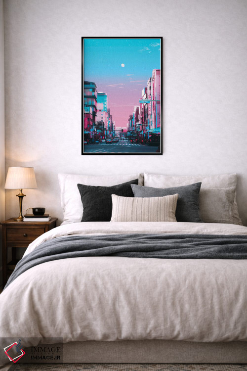 تابلو دکوراتیو توکیو شهر پاستلی اثر دانر اوروزکو - D5B
