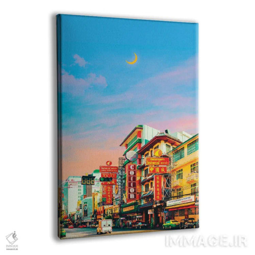 تابلو دکوراتیو محله چینی ها ۲ اثر دانر اوروزکو - نمای پرسپکتیو محصول
