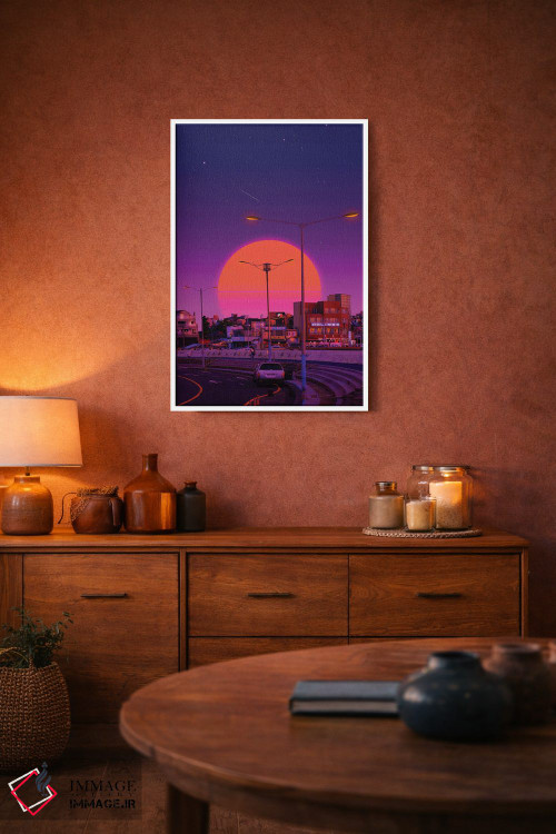 تابلو دکوراتیو غروب بخارویو ۵ اثر دانر اوروزکو - D2W