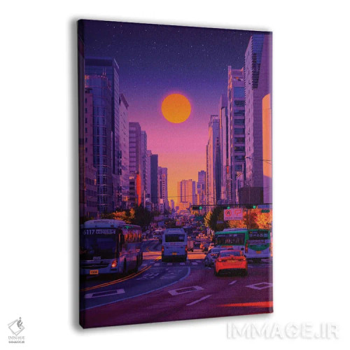 تابلو دکوراتیو غروب ۶ اثر دانر اوروزکو - نمای پرسپکتیو محصول