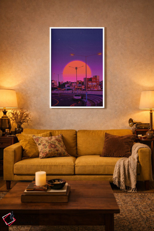 تابلو دکوراتیو غروب بخارویو ۵ اثر دانر اوروزکو - D3W